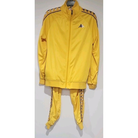 Yellow Kappa Tracksuit Size Medium - Picture 1 of 16